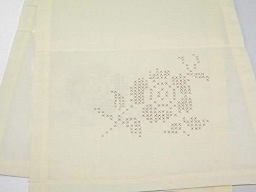 H&B Traditional Printed Embroidery Table Runner - Floral Rose Design