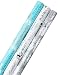 Hallmark Christmas Wrapping Paper Bundle with Cut Lines on Reverse, Elegant Winter, Holographic (Pack of 3, 80 sq. ft. ttl)