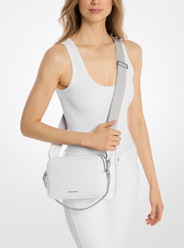 Image of Michael Kors Bryant Medium Double Zip Chain Camera Crossbody Bag
