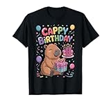 Photo Gallery cappy 11th birthday capybara lover amante girl girl maglietta Photo Gallery cappy 11th birthday capybara lover amante girl girl maglietta