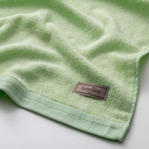 Image of Spread Spain Bamboo Hand Towel, Ultra Soft, Absorbent & Quick Dry, 360 GSM, Towel for Daily use, Gym, Pool, Travel, Sports and Yoga, 40cms x 60cms, Pack of 1 (Lime)