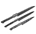 Hercules Knives Custom 3Pcs Set Of Chef Knife - Kitchen Knife Hand Forged Hammered Damascus Steel Blank Blade Handmade Knife Making Supply (DAMASCUS BOLSTER)