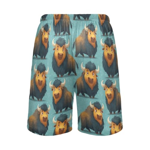 Pajama Shorts for Men,Comfortable Lounge PJ Pants Bottom,Summer Sleep Sleepwear with Drawstring and Pocket S-2XL2