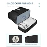 BAGAIL Travel Duffel Bag - Weekender, Overnight Gym Carry On Tote with Wet Pocket, Hospital Mom Bag for Labor and Delivery - Extra Large, Black - Image 5