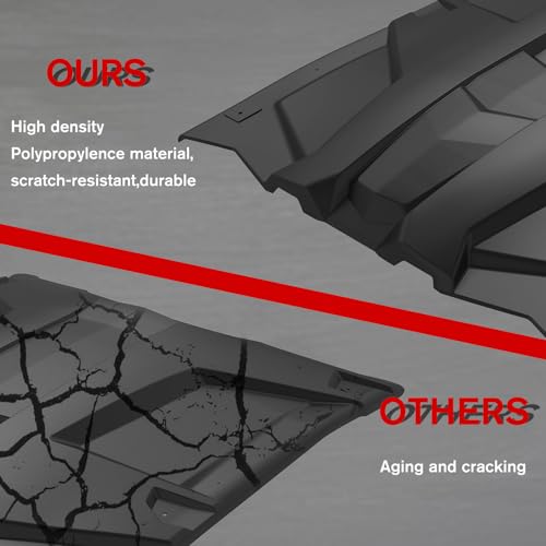Image of Sport Roof Top for Can-Am X3 Max, Dustproof Resistant Hard Coat Poly Roof 4 Pieces Combination Roof Sun Visor for Can Am Maverick X3 Max 2017-2025 Accessories (Replace #715003750 715003749)