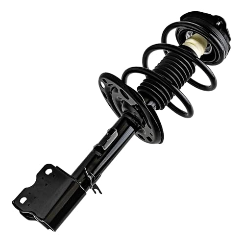 Image of Detroit Axle - FWD Front Struts & Coil Springs Sway Bar Links Outer Tie Rod Ends Replacement for 2009-2012 Nissan Murano - 6pc Set