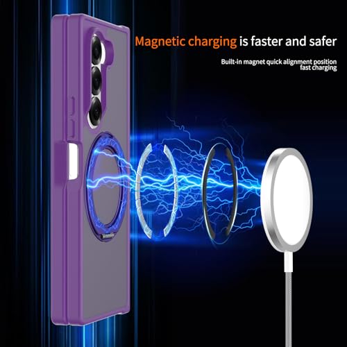 Coque Z Fold 6 magnétique pour protéger des chutes et charger sans fil - 6
