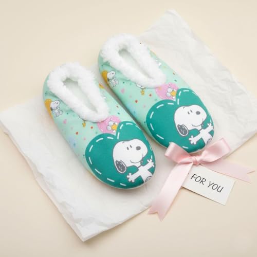 Calcetines Slipperette Peanuts Snoopy cálidos con forro interior 4