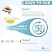 EASYIN Fentanyl Test Strips: 25 Pack Individual Pouches Rapid Response Fentanyl Testing Kit for Powder Pills Urine - 10ng/mL Cutoff FTS Test Strips