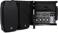 Ultra-compact 2 x 100-Watt, 5-channel portable PA system in a briefcase format Perfect for parties, schools, corporate and educational presentations, seminars, aerobics, auctioneers, working musicians, tour guides, weddings, etc. System sets up in se...
