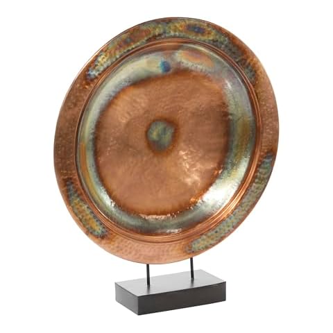 Deco 79 Copper Geometric Sculpture Cover