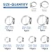 75-Pack Stainless Steel Hose Clamp Assortment Kit, (8–38mm) Worm Gear Clamps for Plumbing, Automotive, Industrial, and Home Use