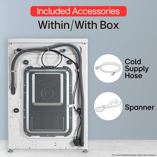 Image of LG 7 Kg 5 Star Steam, Inverter Direct Drive Technology, 6 Motion DD, Fully-Automatic Front Load Washing Machine (FHB1207Z2WB, In-Built Heater, Dial + Full Touch Buttons & LED Display, Essence White)