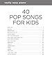 40 Pop Songs for Kids - Really Easy Piano Series | Beginner Piano Sheet Music Book with Lyrics and Chords | Easy Songbook for Children and Teens |Pop Piano Music for Practice and Fun| Piano Music Book