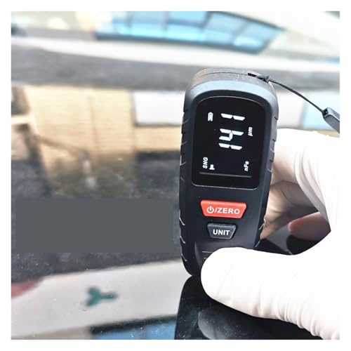 Medidor digital de espesor de pintura, calibrador para recubrimientos Fe/nFe+Zn en automóviles, rango 0-1500 μm miniatura 5