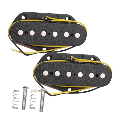 GLSTOY Tlシリーズ ダブルコイルエレキギターピックアップ ギターハムバッカー 高出力サウンド 簡単取り付け エレキギター用 2個セット