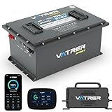 48 Volt Lithium Battery for Golf Cart, Upgraded 300A BMS, 600A Peak, Parallel Ready, 6000+ Cycles, Max 15.36kW Power Output, 3C Discharge, LCD Display & App, Perfect for UTV, Golf Carts