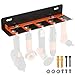 Air Tool Holder, 5 Slots Pneumatic Tool Rack for Garage Walls, Lockable Metal Hanger for Air Compressor Tools, Wall Mounted Organizer, Tool Cart Storage Accessories