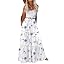 White Floral-printed