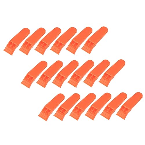 Whistles de supervivencia y entrenamiento 18 pzas naranjas miniatura 1