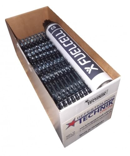 Clavos de hormigón 3,0 x 19 mm XH extra duro + C5 Gas apto para Powers DeWalt DDF5110500 Würth Diga CS-2 CS-3 HFB