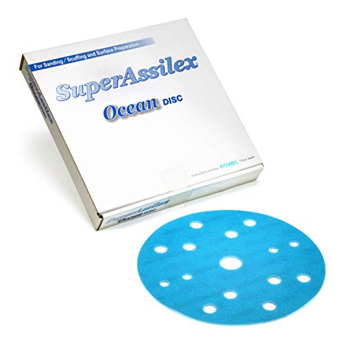 Abrasifs flexibles Ocean K-360 disques 15 trous 152mm crochet boucle