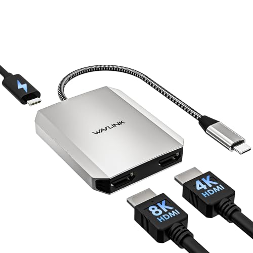 Adaptateur USB C vers Double HDMI pour étendre l'affichage de votre PC portable