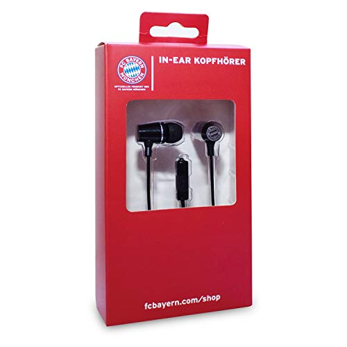 Bayern München In-Ohr-Kopfhörer, Kopfhörer In-Ear Headset kompatibel FCB - Plus Lesezeichen I Love München