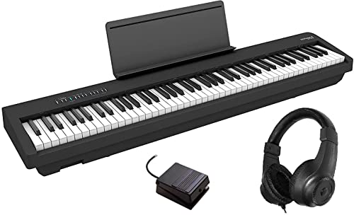 Roland ���[�����h �d�q�s�A�m �f�W�^���s�A�m �|�[�^�u�� 88���� �O�����h�^�b�` �d�q�y���p�w�b�h�z��BH-181�t�� FP-30X (����5�N�ۏ�, BK �u���b�N)