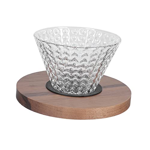 OKUMEYR 1pc Reusable Coffee Funnel Grip Base Easy Strainer for Manual Brewing for Use