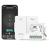 Smart Rolladensteuerung mit Prozentfunktion, Maxcio Wlan Unterputz Rolladen Schalter für elektrische Rolladen/Jalousie/Markise