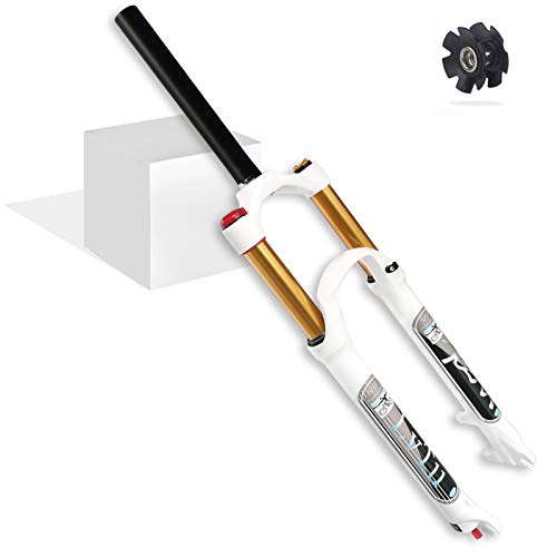 AttLvTu Forcella Sospensione Pneumatica MTB Alliage Magnesio 26/27.5/29 Pollici 1-1/8"