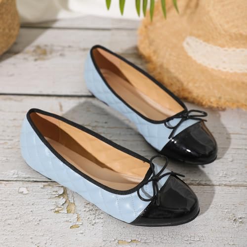 Women’s Flats Comfortable Dressy Ballet Flats Shoes for Casual Bow Formal Flats Loafers for Women3