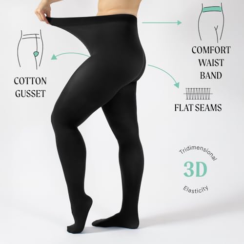 Image of CALZITALY Opaque Colour Tights - 80 DEN Thick Tights, Microfiber Pantyhose, S - 4XL Available in Plus size - Italian Hosiery