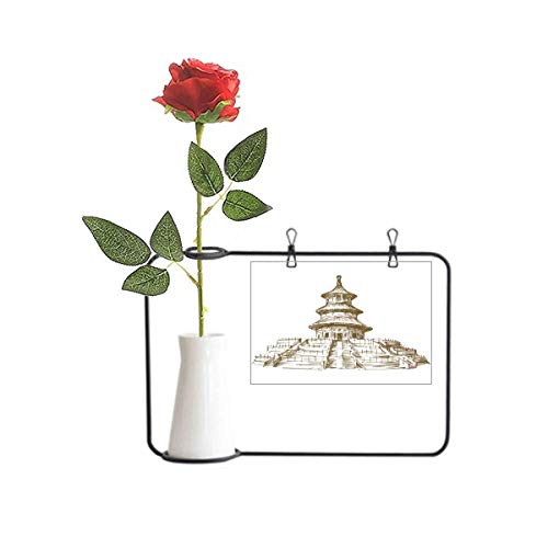 Bouteille fleur suspendue sans entretien temp - 2
