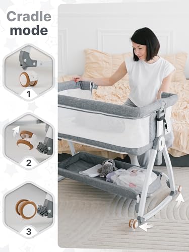 Earth&Me BB01 Baby Bassinet Bedside Sleeper thumb #2