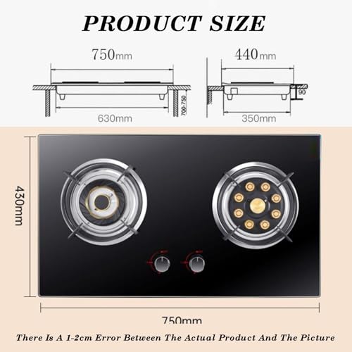 Estufa a gas portátil 2 puestos 7.2 kW de piso miniatura 2