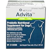 VetOne Advita Probiotic Nutritional Supplement for Dogs - 30, 1 g Packets