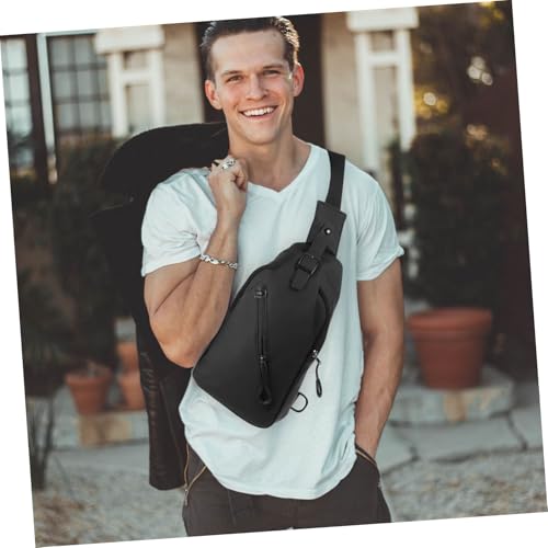 Bolsa de pecho para evitar bolsillos llenos mochila ligera impermeable USB 7