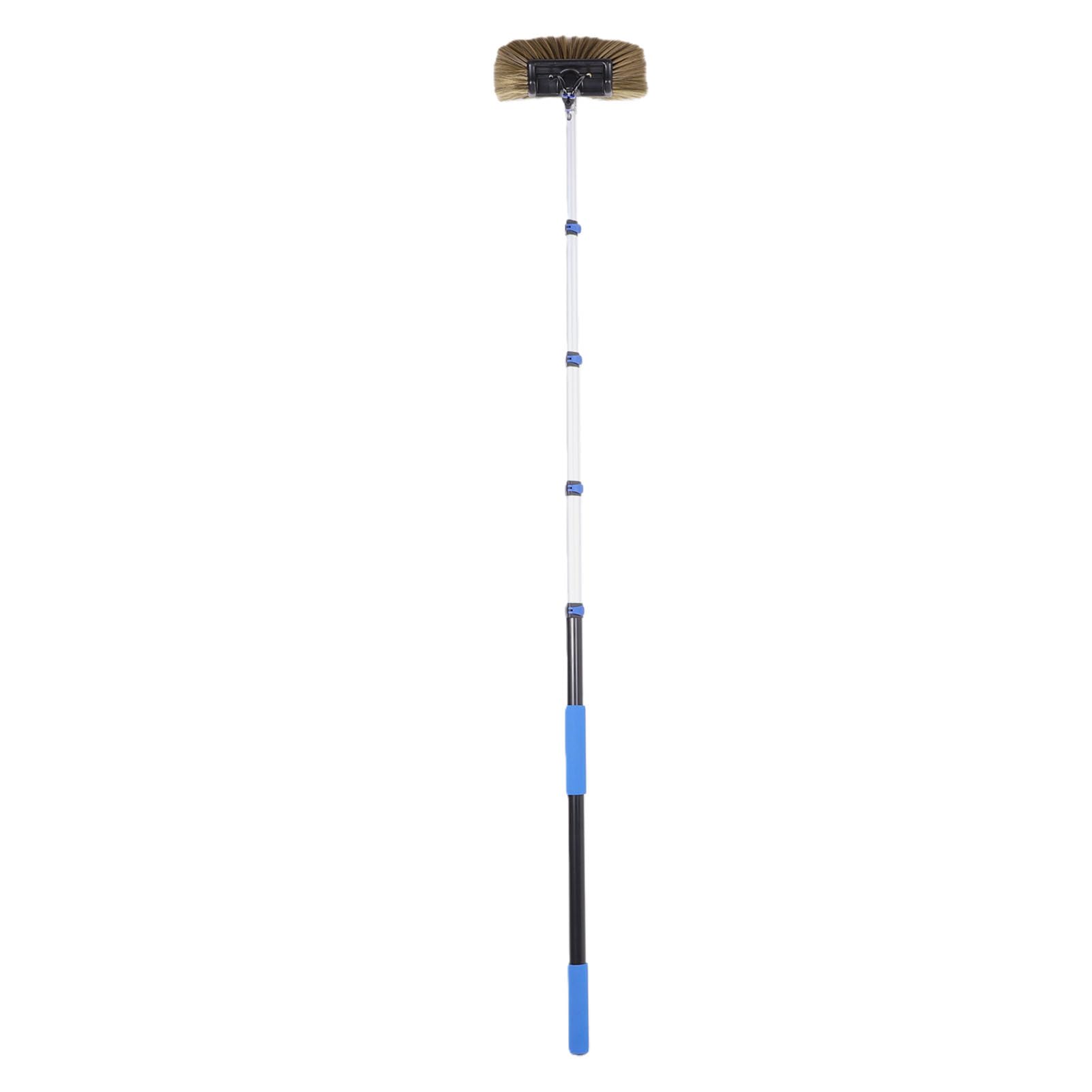 GOWENIC Kit di Pulizia del Pannello Solare da 12 Piedi 3,6 M con Flusso d'acqua |Spazzola Retrattile per il Patio del e della Barca con Finestra