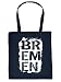 Produktbild Cooles Hipster Accessoire Unisex Jutetasche/Einkaufstasche/Stoffbeutel/Bremen Graffiti Style