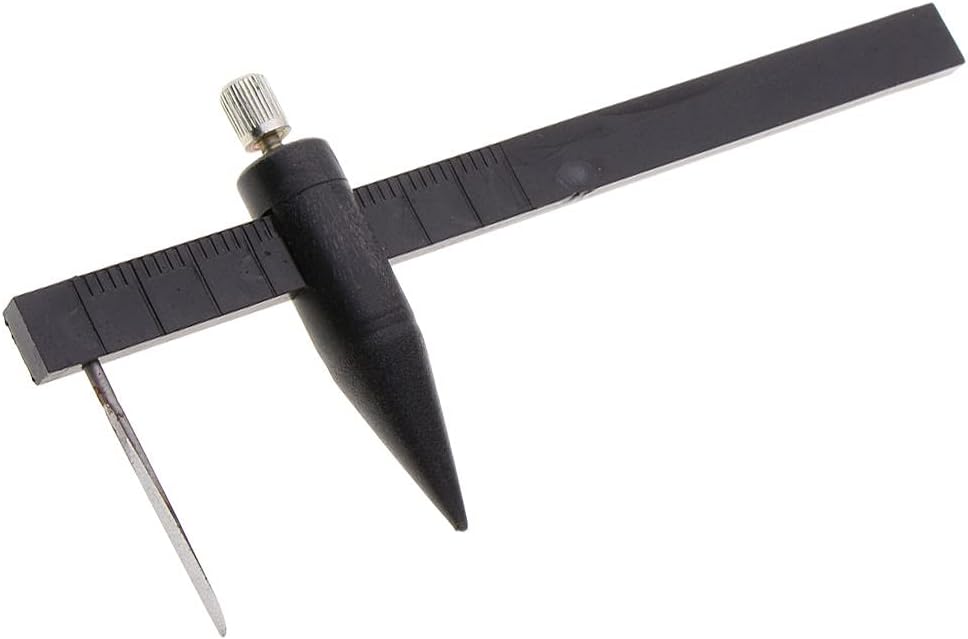 Baosity Plastic Clay Ceramic Pottery Compass Circle Cutter Measuring Tools Ruler Caliper 1cm Black