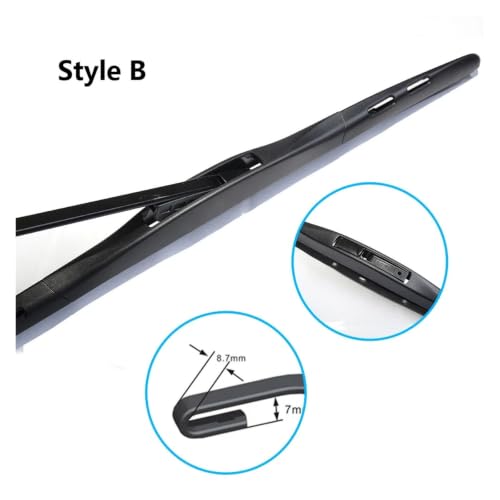 Limpiaparabrisas de limpieza delantera con barrido plano para M3 E46 6