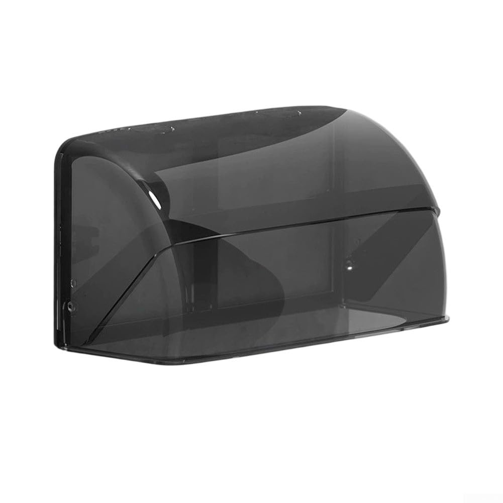 Double Switched Outdoor Socket Cover Heavy Duty(Black)