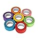 Colored Masking Tape 7/12Rolls Colored Painters Tape for Arts and Rainbow Labelling Masking Tape for School