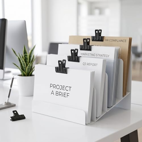 Coideal Black Large Bulldog Clips Thickened, 10 Pack 3 Inch Long Metal Binder Paper Clips File Money Clamps for Food Bags, Drawing Board, Art & Craft Projects, Office & Home Kitche image 8