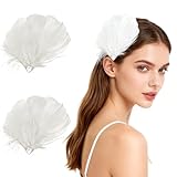 Matériau : Fabriqués à partir de plumes naturelles et de strass scintillants, ces accessoires capillaires captent la lumière et l'attention sans effort, ajoutant un charme séduisant à votre look.
