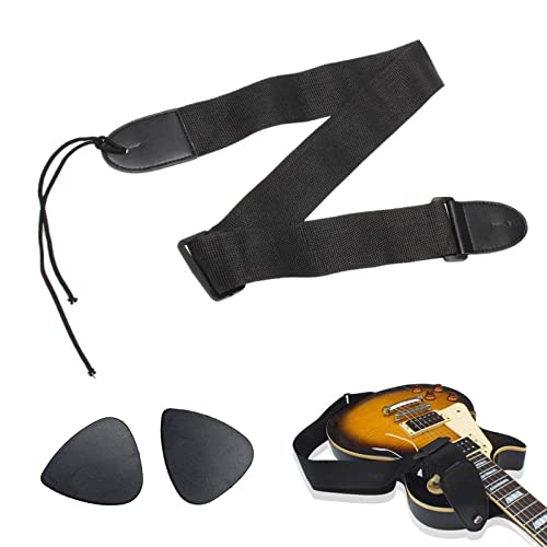 TMRBBesty Bandoulière de Guitare,Bandoulière de Guitare Réglable,Sangle Guitare,Sangle De Guitare RéGlable,Pour guitares acoustiques,Classique,Electrique et basse,Noir,Avec 2 médiators de guitare - Les Beatles, Paul McCartney, John Lennon, RIngo Starr, George Harrison TMRBBesty Bandoulière de Guitare,Bandoulière de Guitare Réglable,Sangle Guitare,Sangle De Guitare RéGlable,Pour guitares acoustiques,Classique,Electrique et basse,Noir,Avec 2 médiators de guitare
