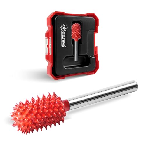 Fresa giratoria de carburo EZARC de 1/8 para grabado grueso de madera 2