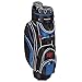 Founders Club Premium Cart Bag with 14 Way Organizer Divider Top (Blue and Black)